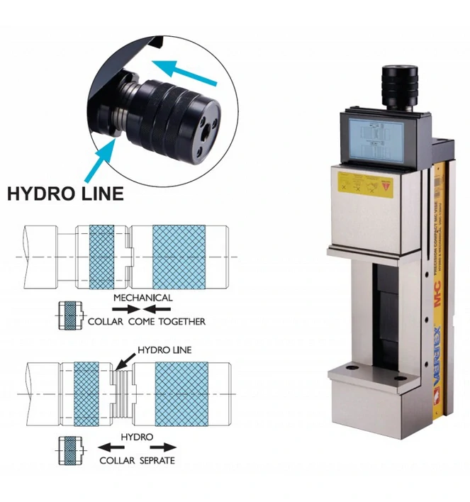 Hydraulický strojní svěrák 100/125, VMC-100HV