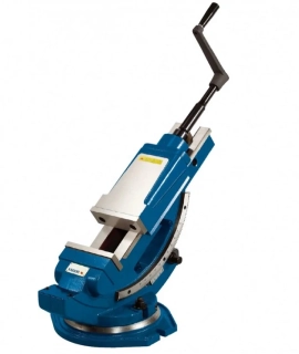 Naklápěcí hydraulický svěrák, šíře 110 (VHT-4) s otočnou deskou